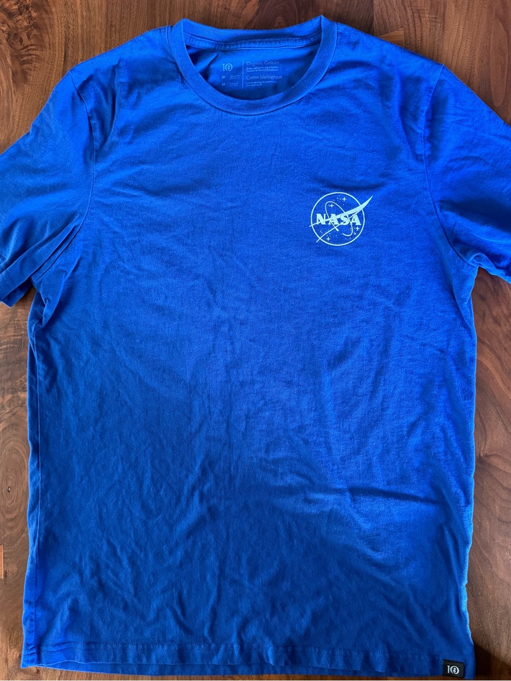 tentree Royal Blue NASA Logo Short Sleeve Tee